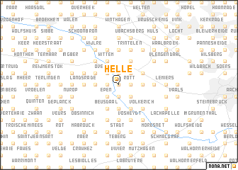 map of Helle