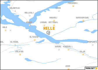 map of Helle