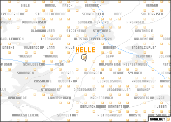 map of Helle