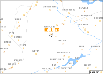 map of Hellier