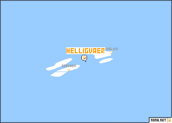 map of Helligvær