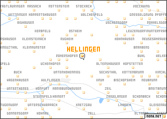 map of Hellingen