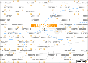map of Hellinghausen