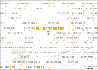 map of Hellmannsberg