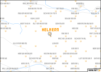 map of Helmern