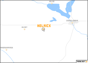 map of Helmick