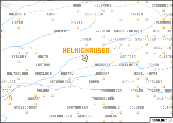 map of Helmighausen