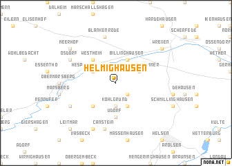map of Helmighausen