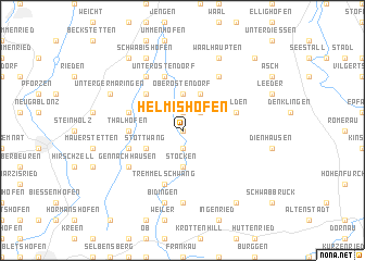 map of Helmishofen