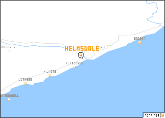 map of Helmsdale