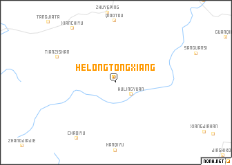 map of Helongtongxiang