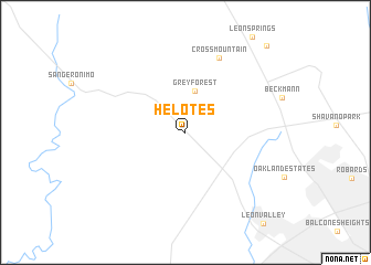 map of Helotes