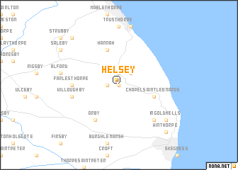 map of Helsey