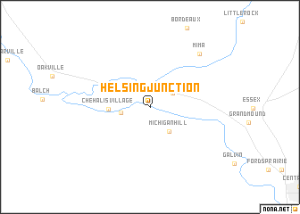 map of Helsing Junction