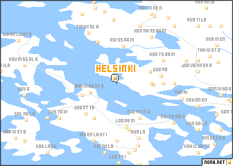 map of Helsinki