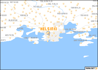 map of Helsinki