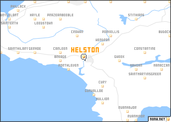 map of Helston