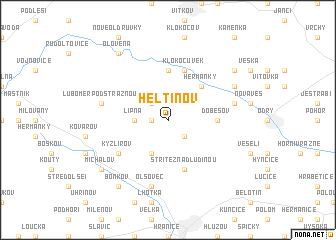 map of Heltínov