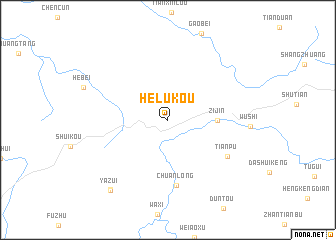 map of Helukou