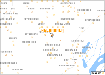 map of Helurwāla