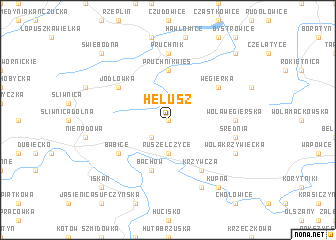 map of Helusz