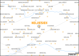 map of Helvesiek