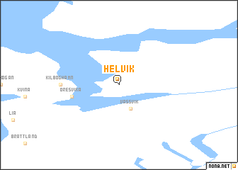 map of Helvik