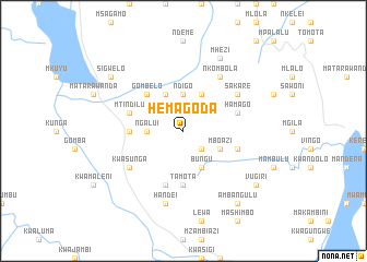 map of Hemagoda