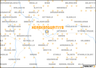 map of Hemakandupitiya