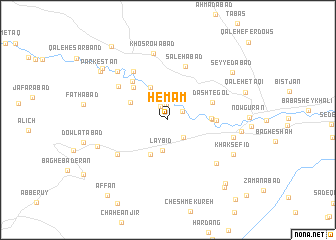 map of Hemām