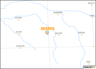 map of Hemans