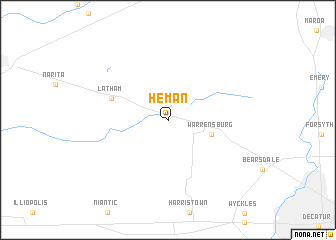 map of Heman