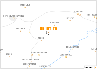map of Hematite