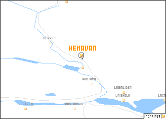 map of Hemavan