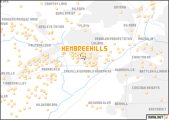 map of Hembree Hills