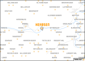 map of Hembsen