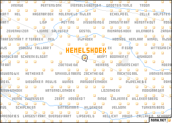 map of Hemelshoek
