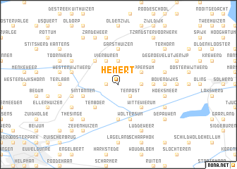 map of Hemert