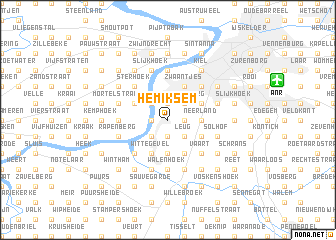 map of Hemiksem