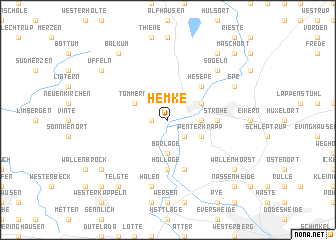 map of Hemke