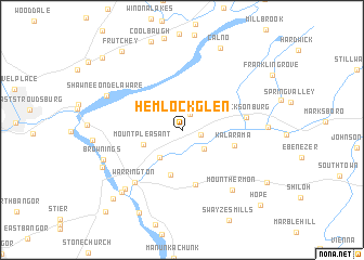 map of Hemlock Glen