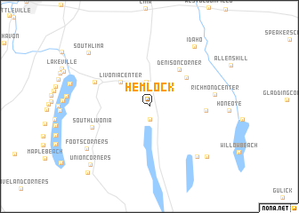 map of Hemlock