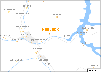 map of Hemlock