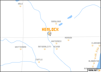 map of Hemlock