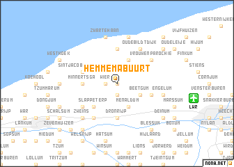 map of Hemmemabuurt