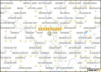 map of Hemmendorf