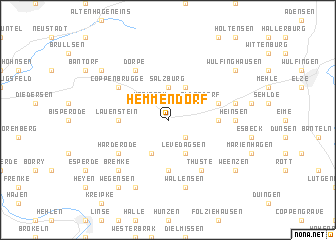 map of Hemmendorf