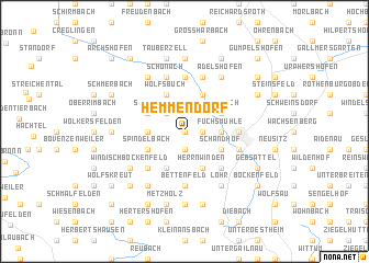 map of Hemmendorf