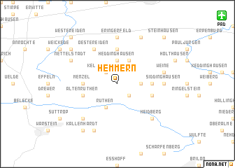 map of Hemmern