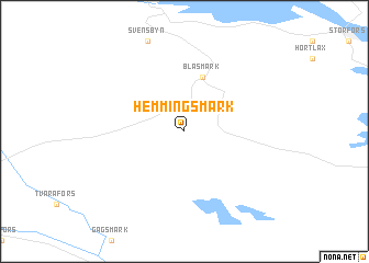 map of Hemmingsmark